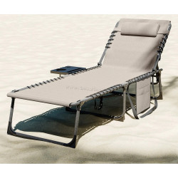 Шезлонг Outsunny 84G-721V00CW (Cream White)