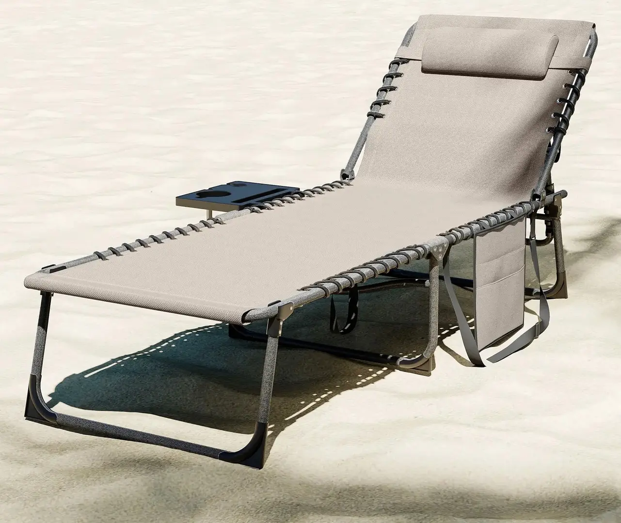 Sezlong Outsunny 84G-721V00CW (Cream White)