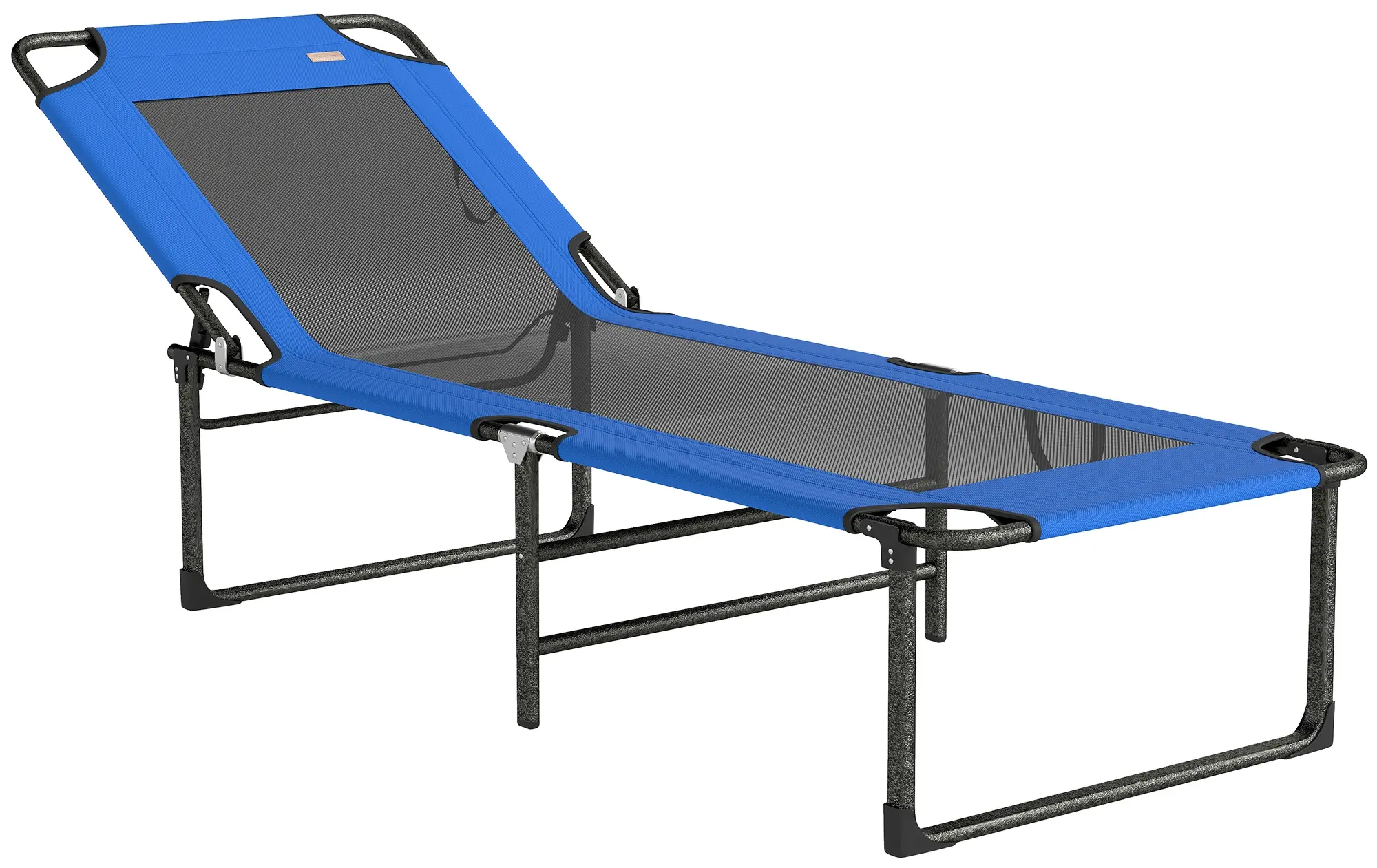 Шезлонг Outsunny 84K-164V00BU (Blue/Black) - 2