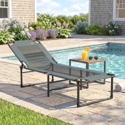 Sezlong Outsunny 84K-164V00GY (Grey)