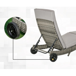 Sezlong Outsunny 862-030GY (Grey) Thumb