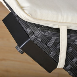 Sezlong Outsunny 862-038 (Black/Cream) Thumb