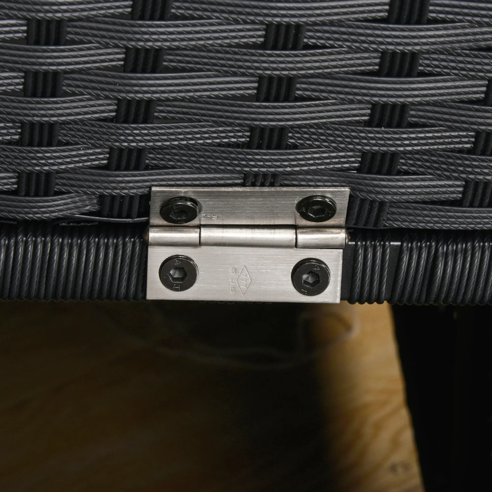 Sezlong Outsunny 862-038 (Black/Cream)