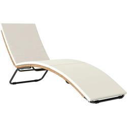 Шезлонг Outsunny 862-089V00CW (Cream) Thumb