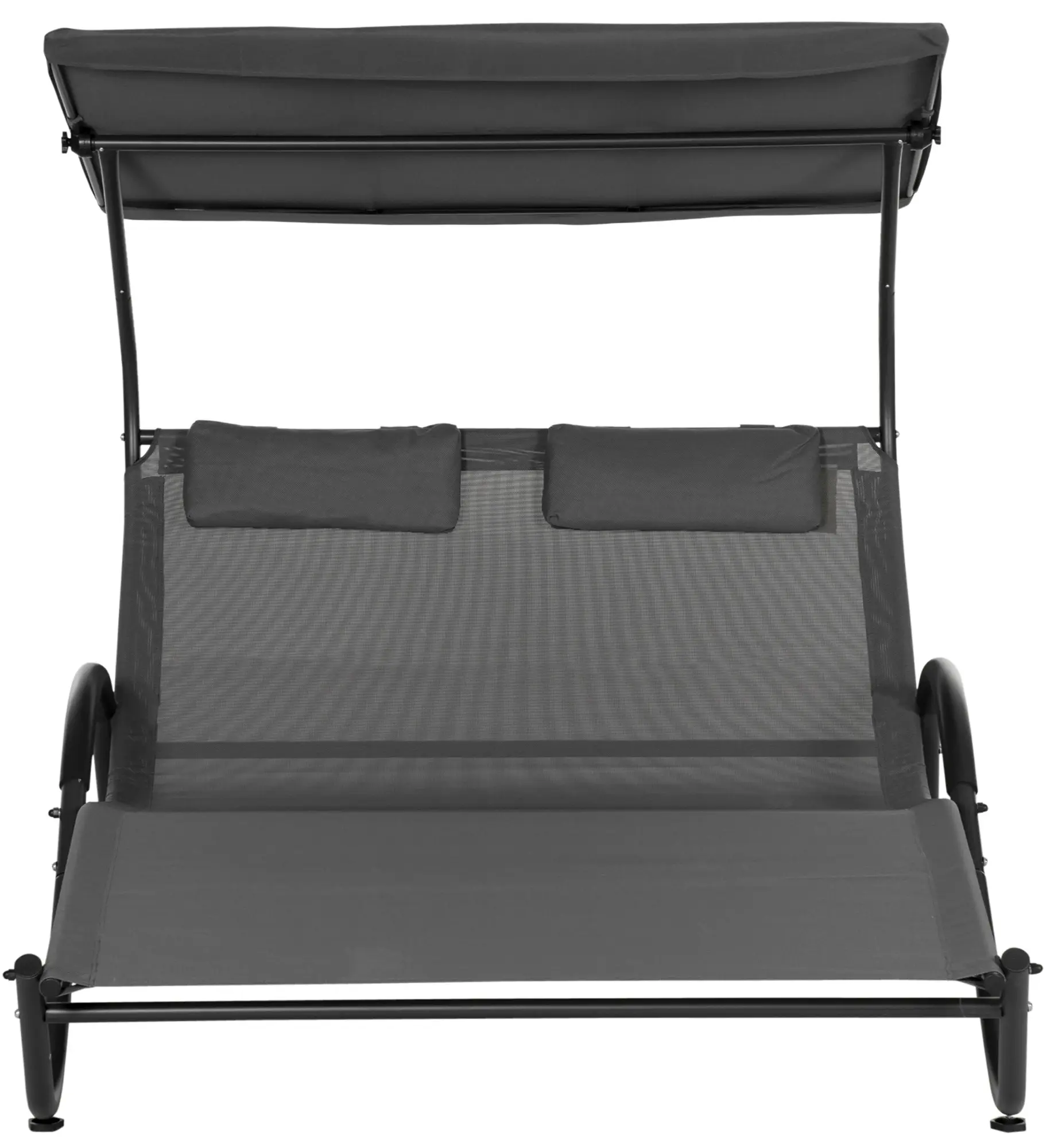 Шезлонг с тентом Outsunny 84G-085V01CG (Dark Grey)