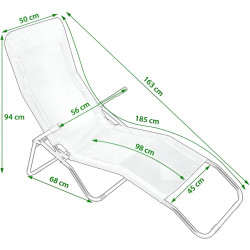 Шезлонг OM-318892 (Blue) Thumb