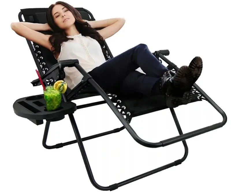 Sezlong Procart LEZ5934 (Black)