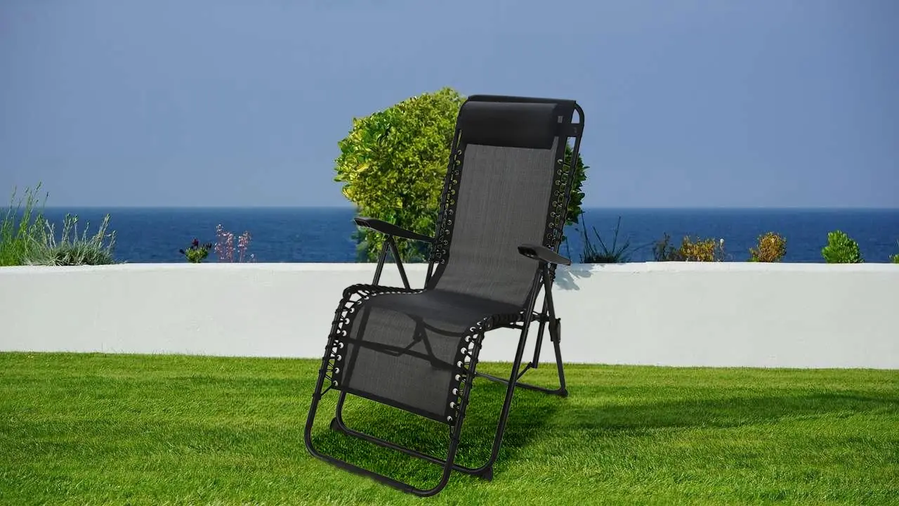 Шезлонг ProGarden KO-X70000090 (Black)