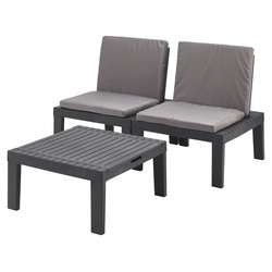 Sezlong transformer Progarden Duetto (Grey) Thumb