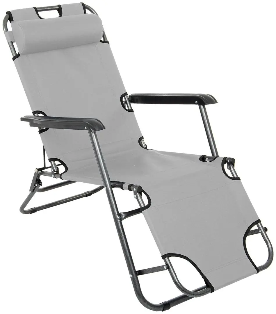 Шезлонг Royokamp Level 1032245 (Grey)