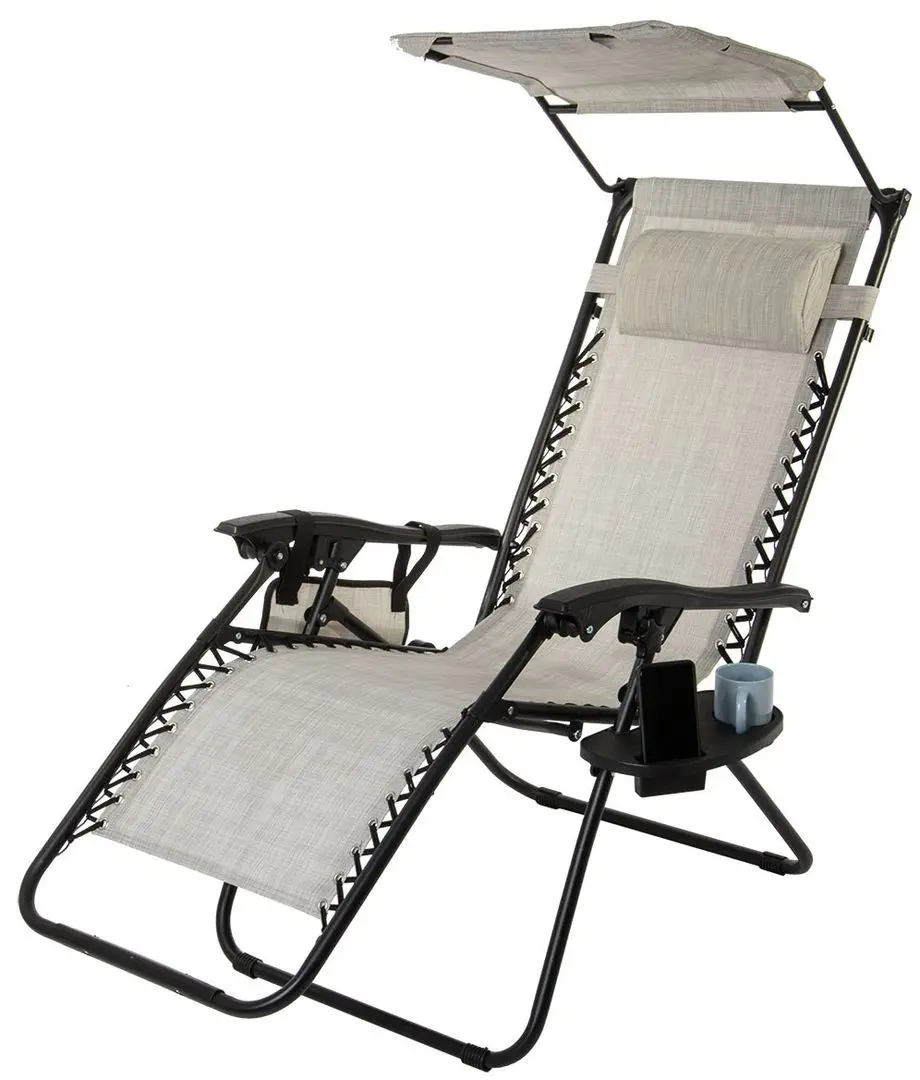 Sezlong-scaun Saska Garden 1020228 (Beige/Black) - 7