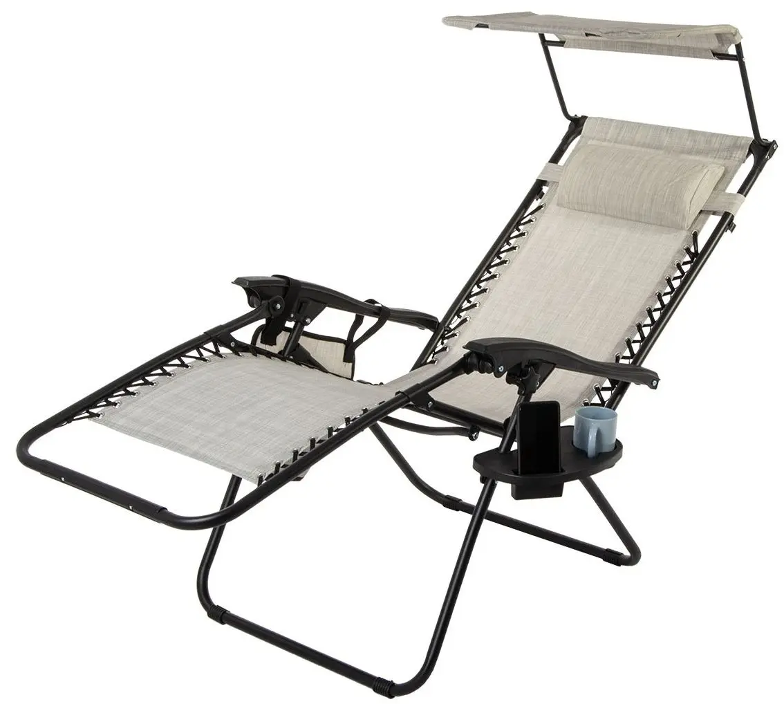 Sezlong-scaun Saska Garden 1020228 (Beige/Black) - 6