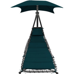 Шезлонг с тентом Saska Garden 1067070 (Turquoise) Thumb