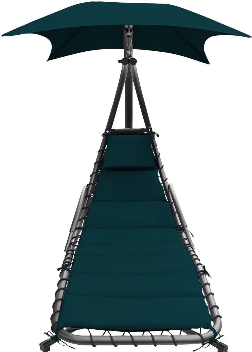 Шезлонг с тентом Saska Garden 1067070 (Turquoise) - 4