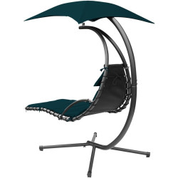 Шезлонг с тентом Saska Garden 1067070 (Turquoise) Thumb
