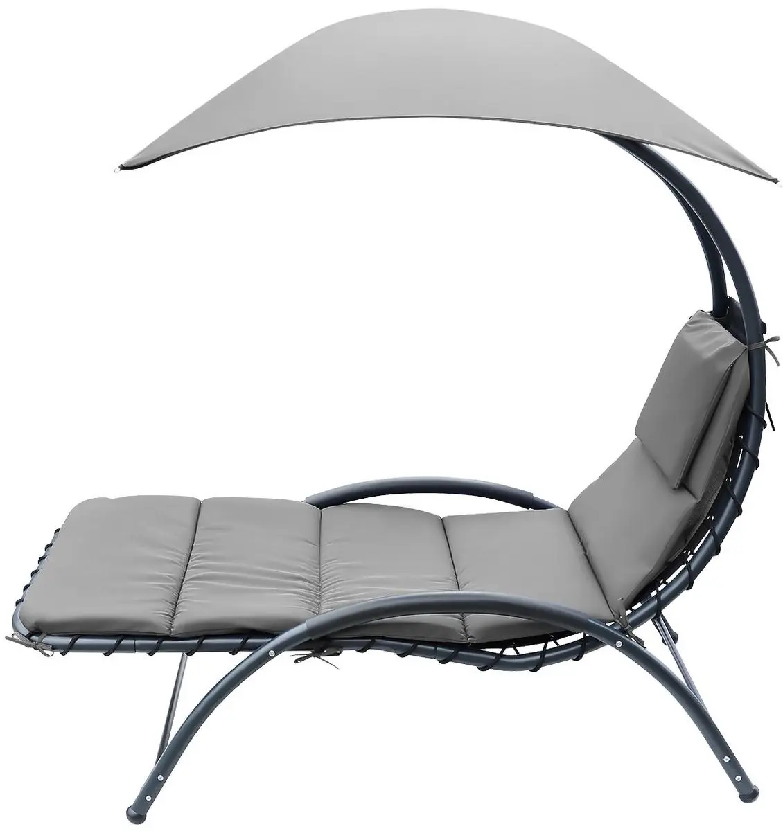 Шезлонг с тентом Saska Garden 1067087 (Grey) - 3