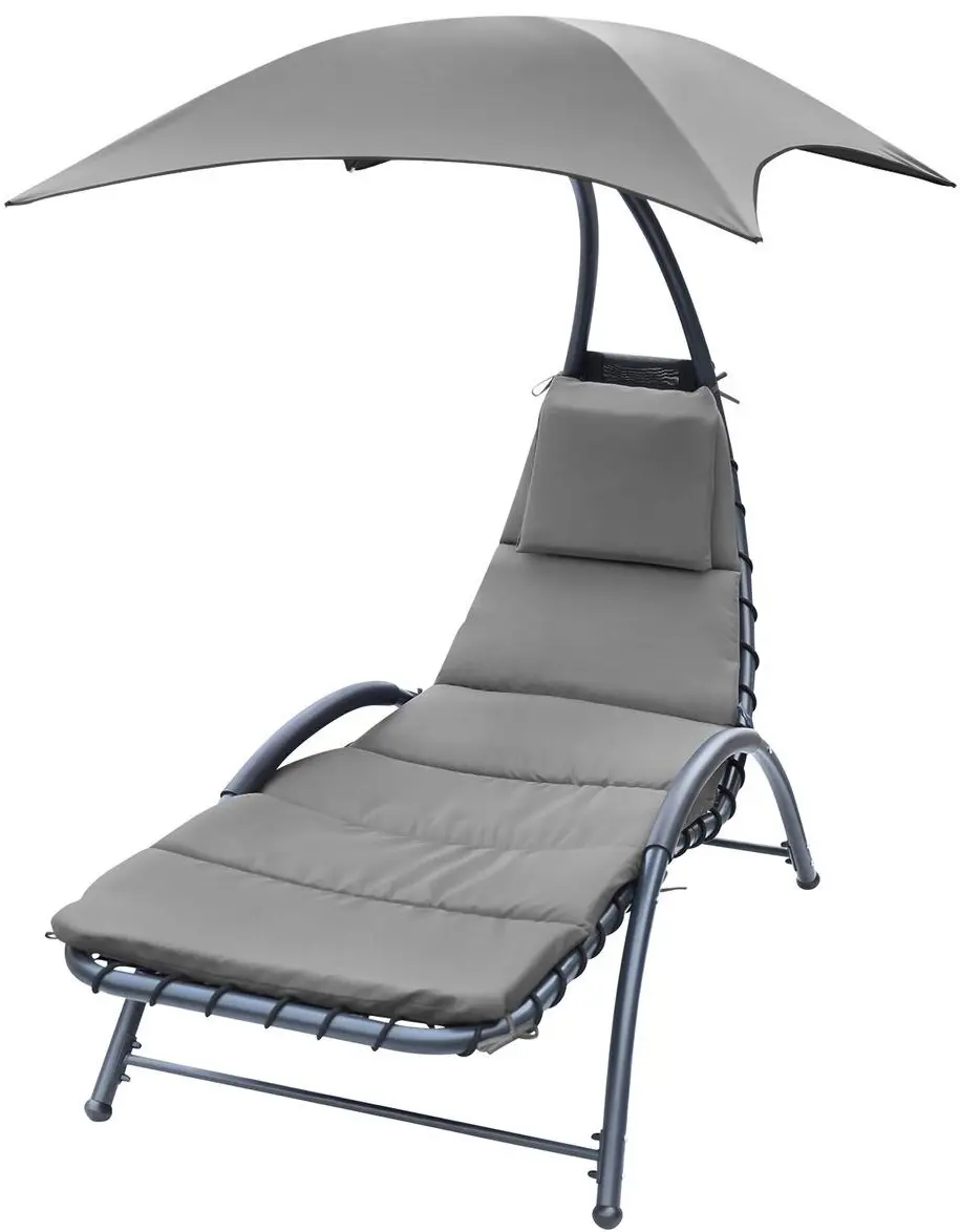 Шезлонг с тентом Saska Garden 1067087 (Grey) - 5