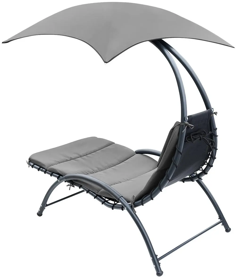 Шезлонг с тентом Saska Garden 1067087 (Grey) - 6