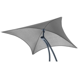Шезлонг с тентом Saska Garden 1067087 (Grey) Thumb