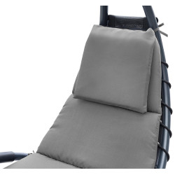 Шезлонг с тентом Saska Garden 1067087 (Grey) Thumb