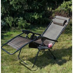 Шезлонг Saska Garden 1020181 175x52/65x107 (Brown) Thumb