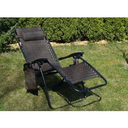 Шезлонг Saska Garden 1020181 175x52/65x107 (Brown) Thumb