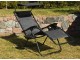 Шезлонг Saska Garden 1020204 (Black/Grey)