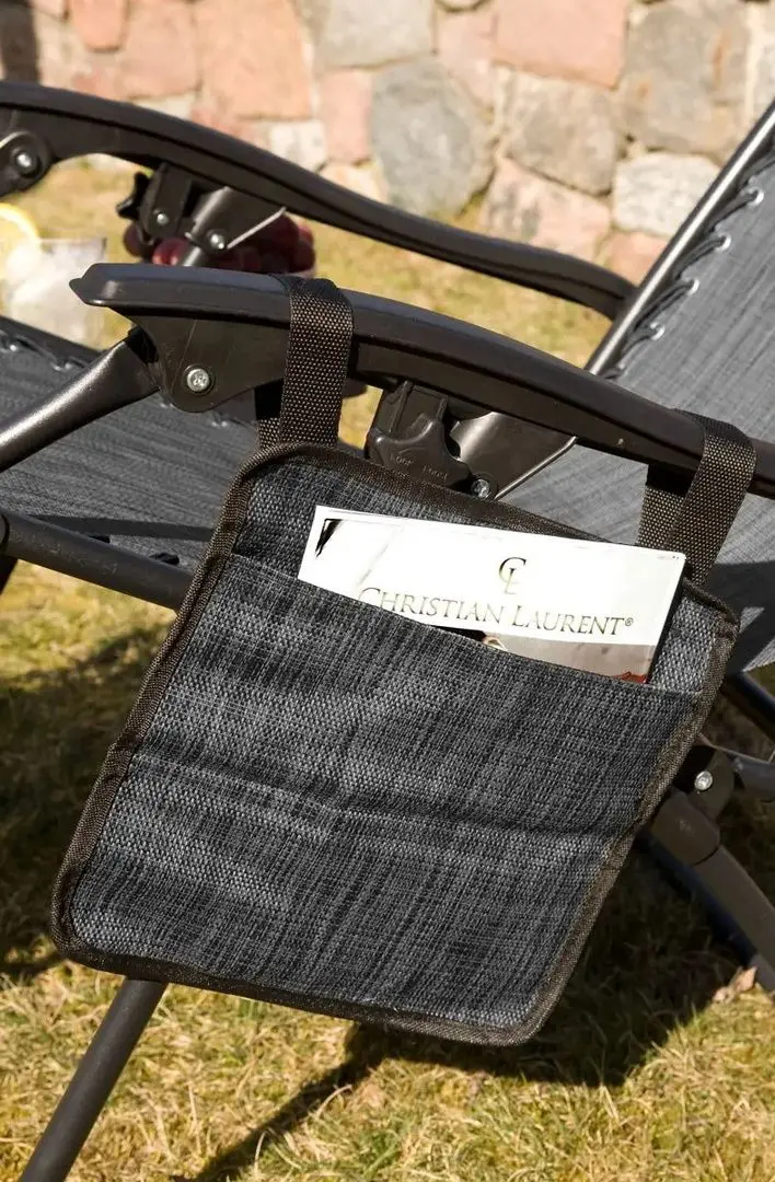 Шезлонг Saska Garden 1020204 (Black/Grey)