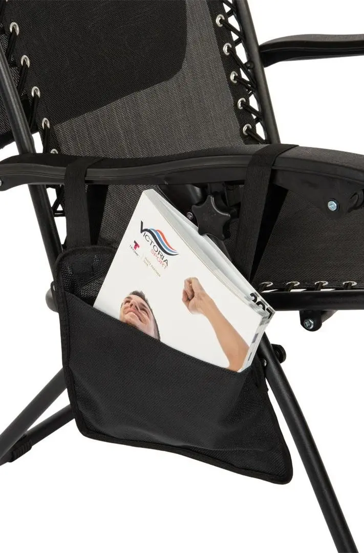 Шезлонг Saska Garden 1032290 175x52/65x110 (Black) - 3