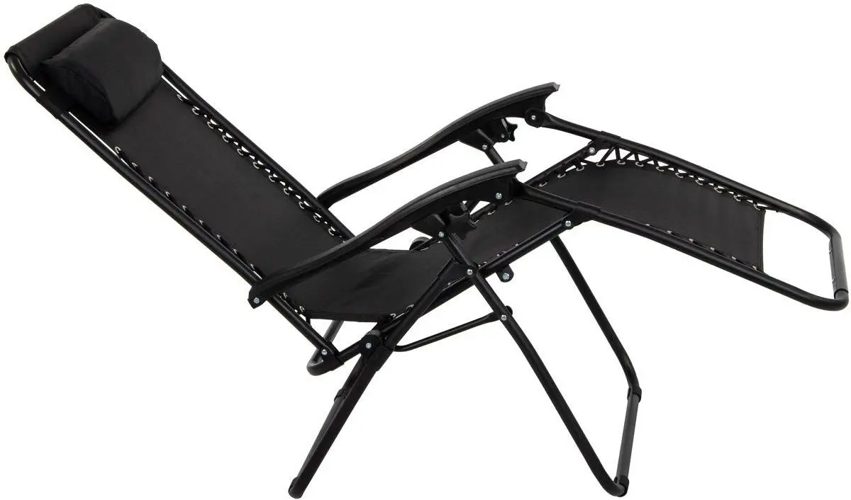 Шезлонг Saska Garden 1032290 175x52/65x110 (Black) - 9