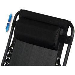 Шезлонг Saska Garden 1032290 175x52/65x110 (Black) Thumb