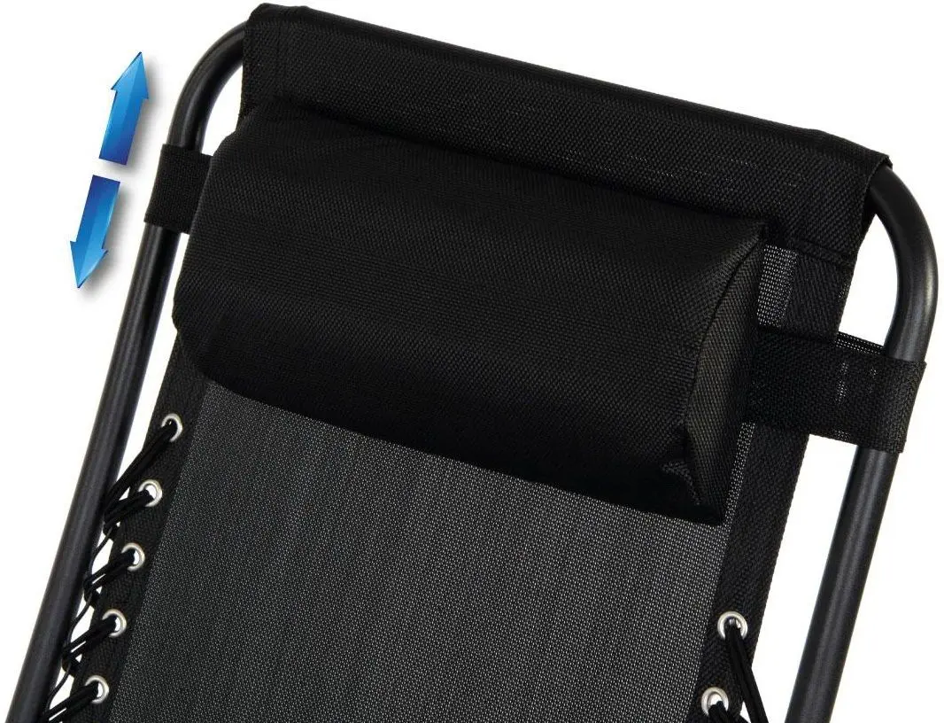 Шезлонг Saska Garden 1032290 175x52/65x110 (Black) - 7