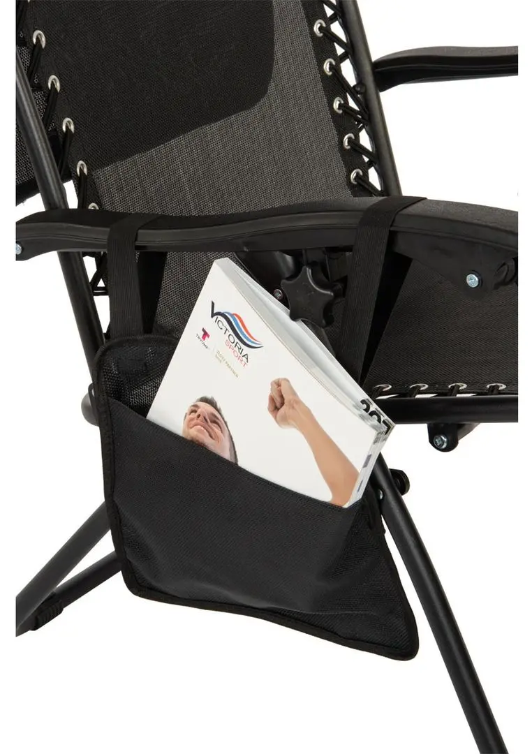 Шезлонг Saska Garden 1032313 (Black) - 8