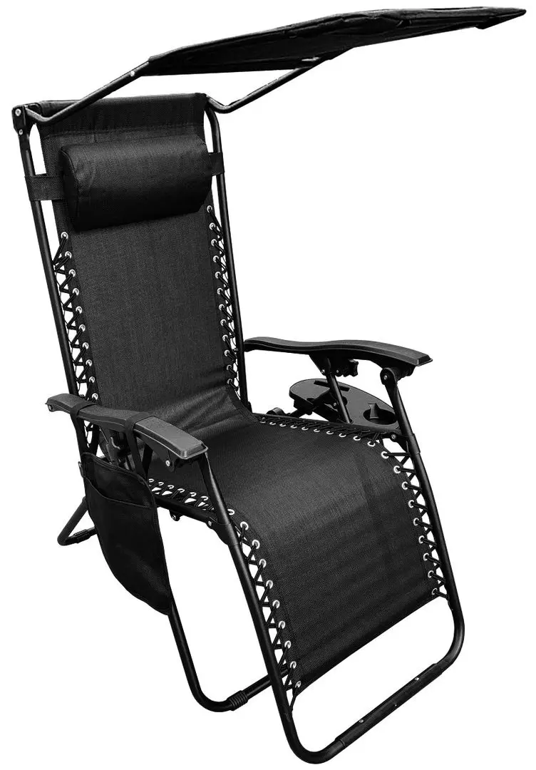 Шезлонг Saska Garden 1032313 (Black)