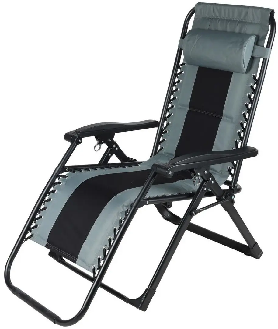 Sezlong Saska Garden 1055732 162x52/65x110 (Grey/Black) - 2