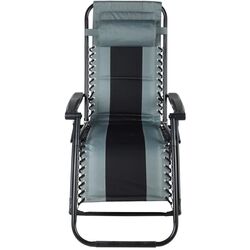 Sezlong Saska Garden 1055732 162x52/65x110 (Grey/Black) Thumb