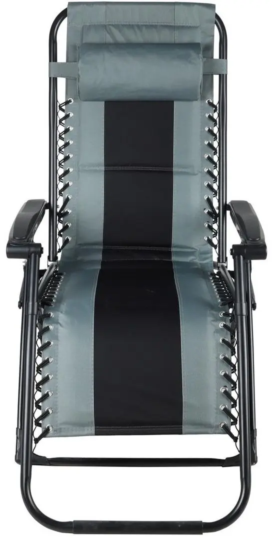 Sezlong Saska Garden 1055732 162x52/65x110 (Grey/Black) - 4