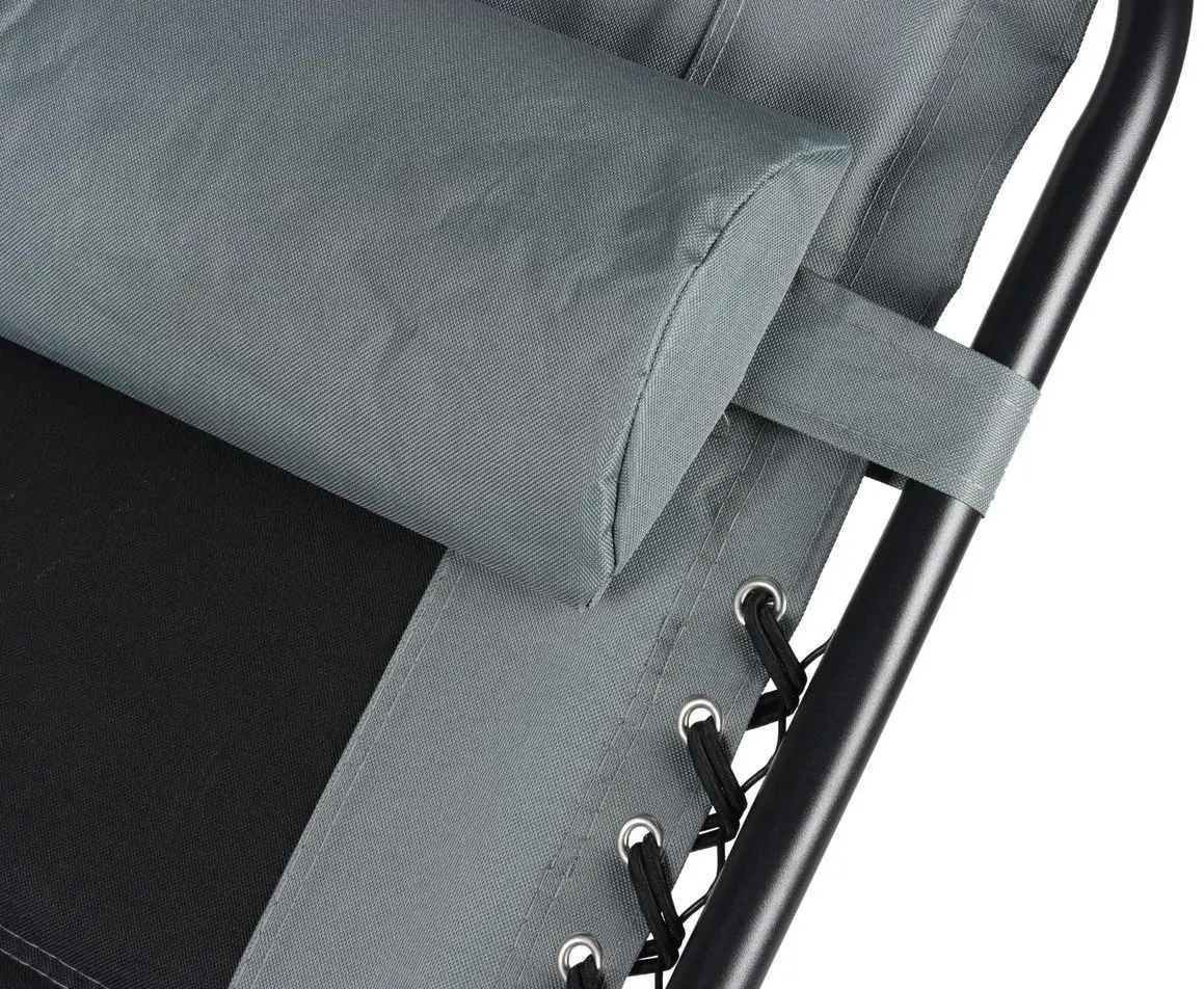 Sezlong Saska Garden 1055732 162x52/65x110 (Grey/Black) - 6