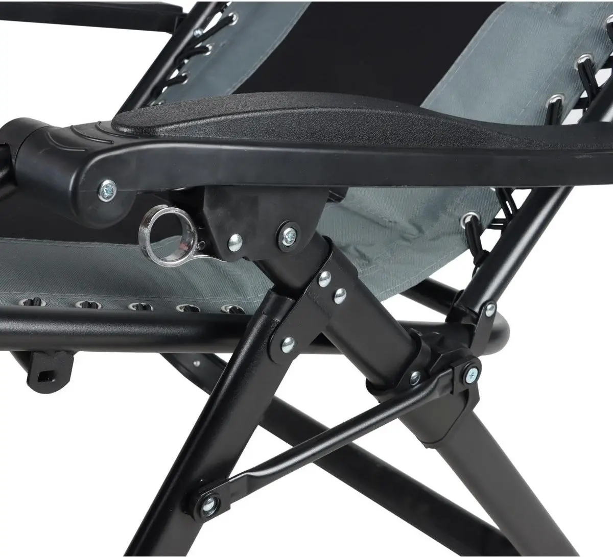 Sezlong Saska Garden 1055732 162x52/65x110 (Grey/Black) - 8