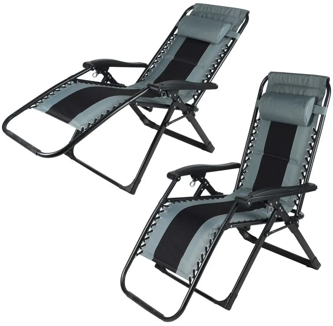 Sezlong Saska Garden 1055732 162x52/65x110 (Grey/Black) - 10