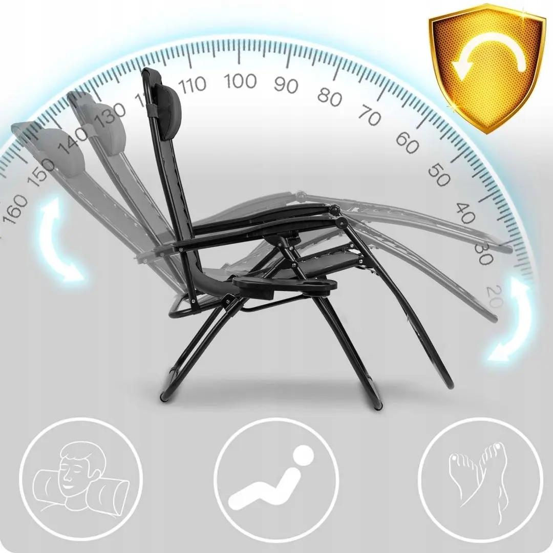 Set sezlonguri Sofotel ChillWell 286300-2 (Black) - 4