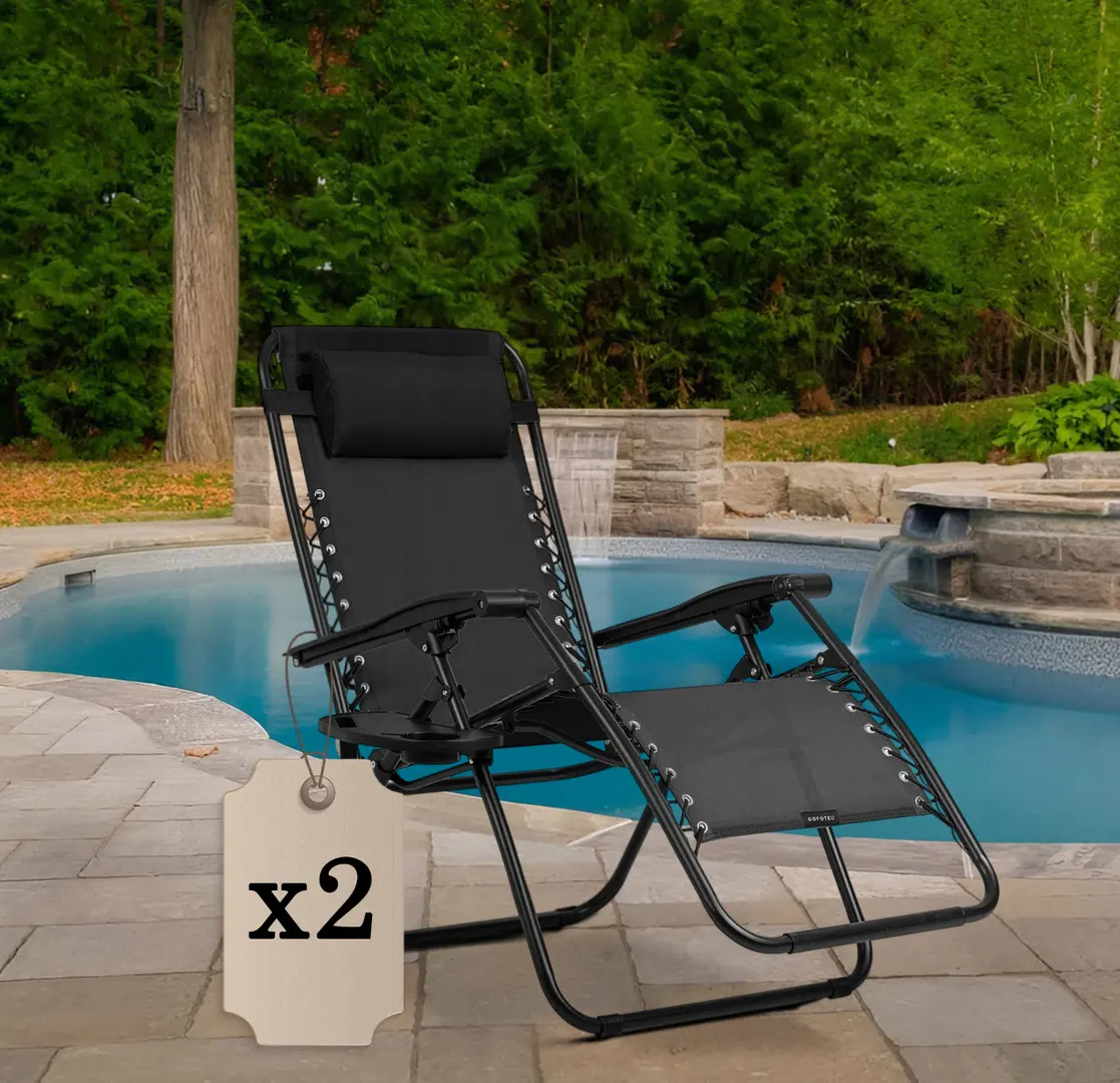 Set sezlonguri Sofotel ChillWell 286300-2 (Black)