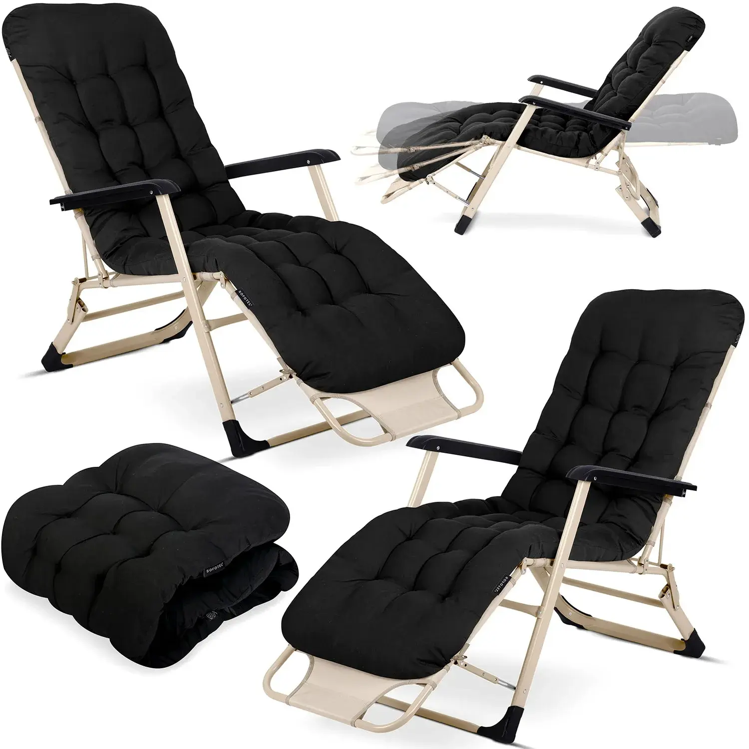 Набор шезлонгов Sofotel ChillWell 286400-2 (Black) - 6