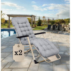 Набор шезлонгов Sofotel ChillWell 286402-2 (Light Grey)