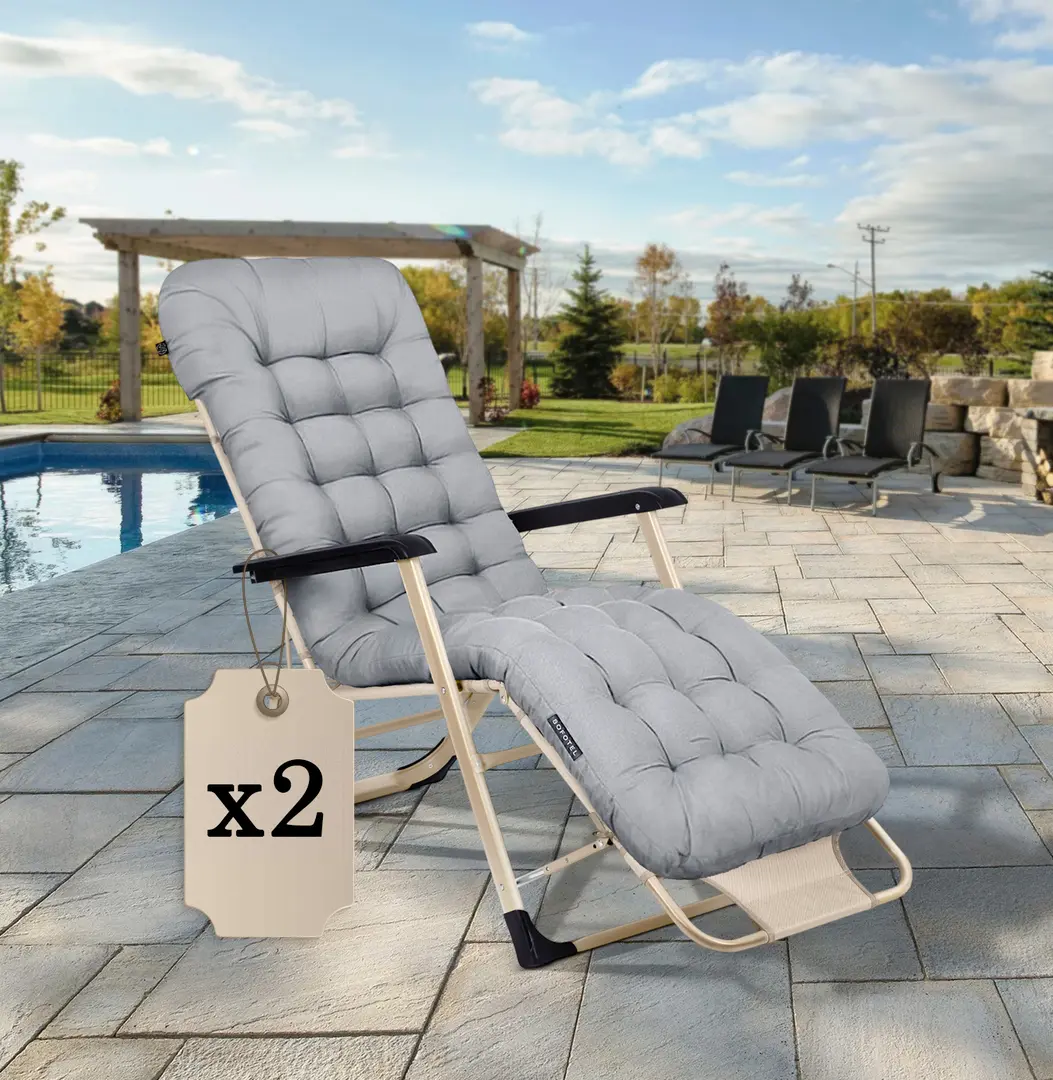 Набор шезлонгов Sofotel ChillWell 286402-2 (Light Grey)