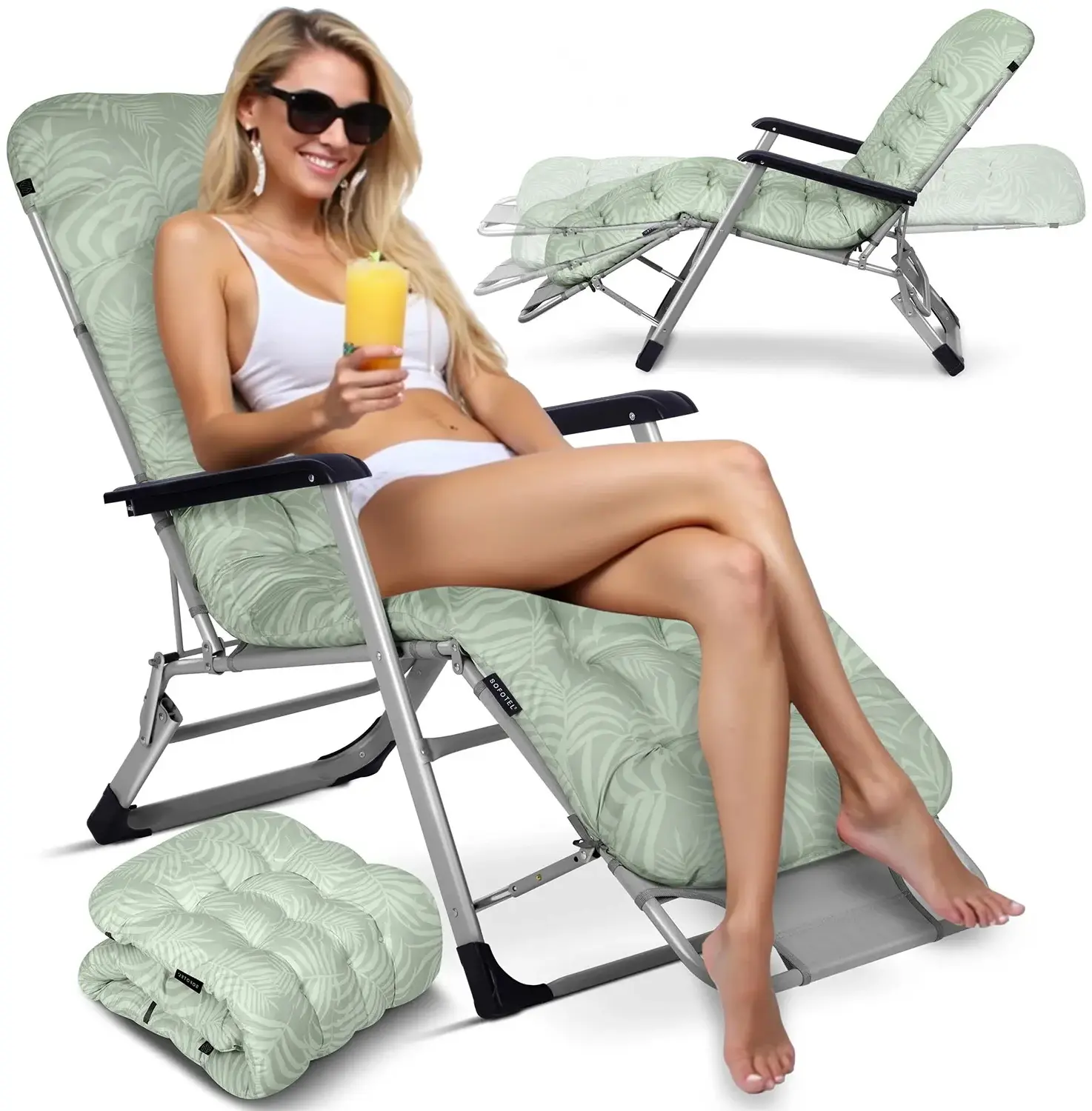 Set sezlonguri Sofotel ChillWell 286403-2 (Light Green) - 6