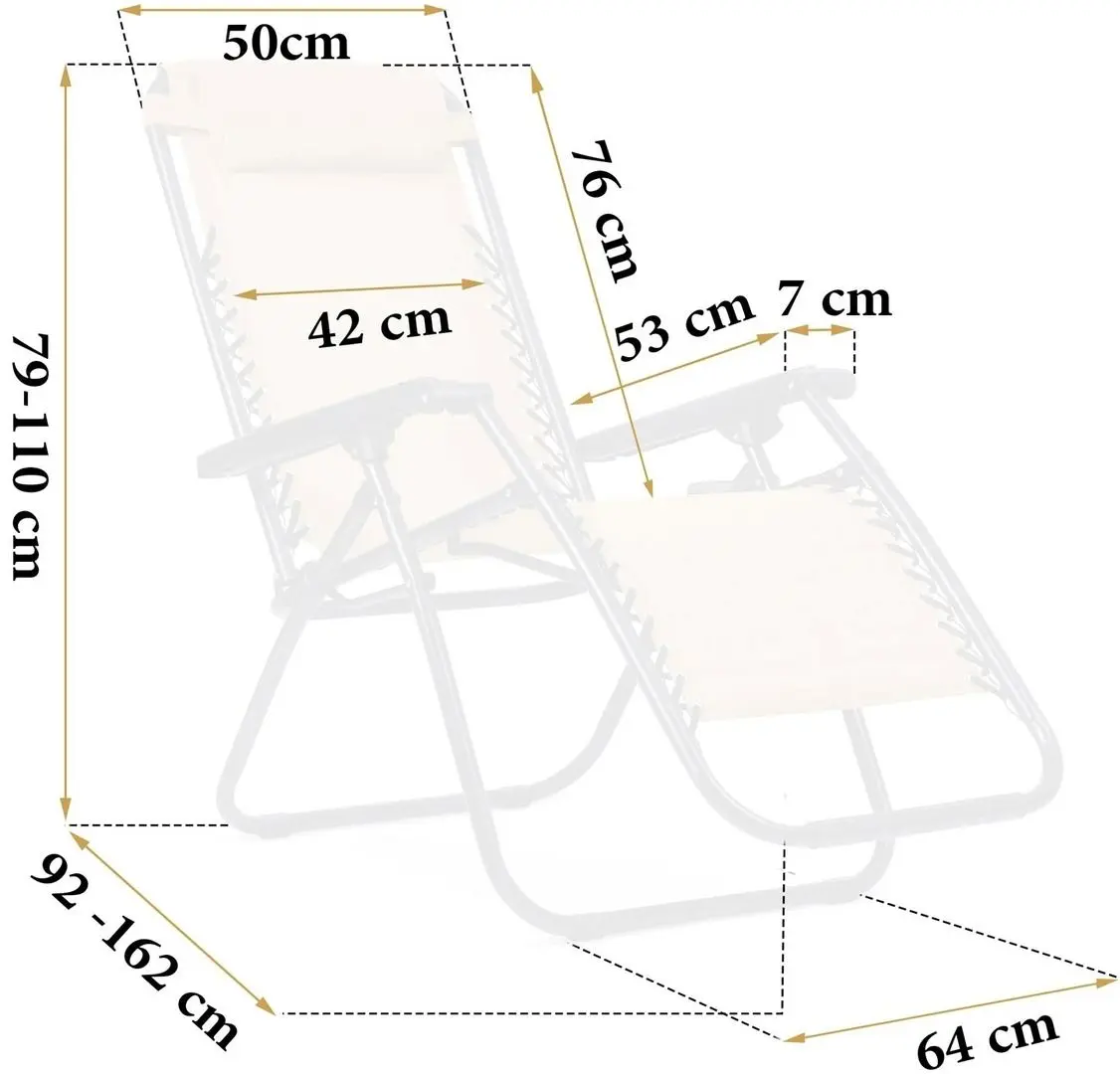 Шезлонг Sofotel ChillWell 115765 (Biege)