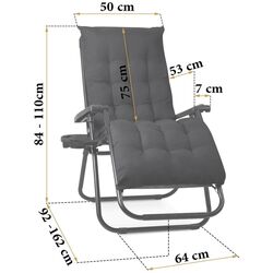 Sezlong Sofotel ChillWell 115769 (Black) Thumb