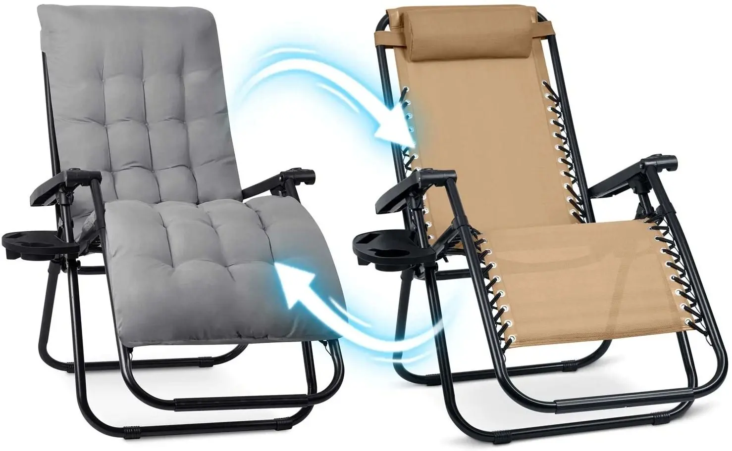 Sezlong Sofotel ChillWell 115771 (Grey/Biege)