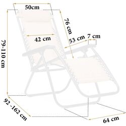 Sezlong Sofotel ChillWell 115771 (Grey/Biege) Thumb